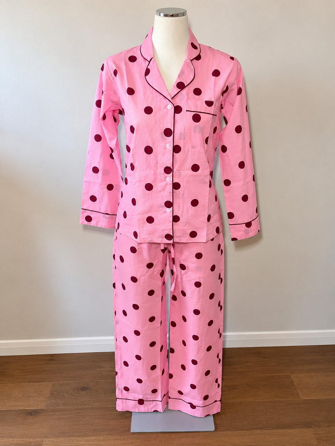 Pink Polka Dot Pyjama Collection