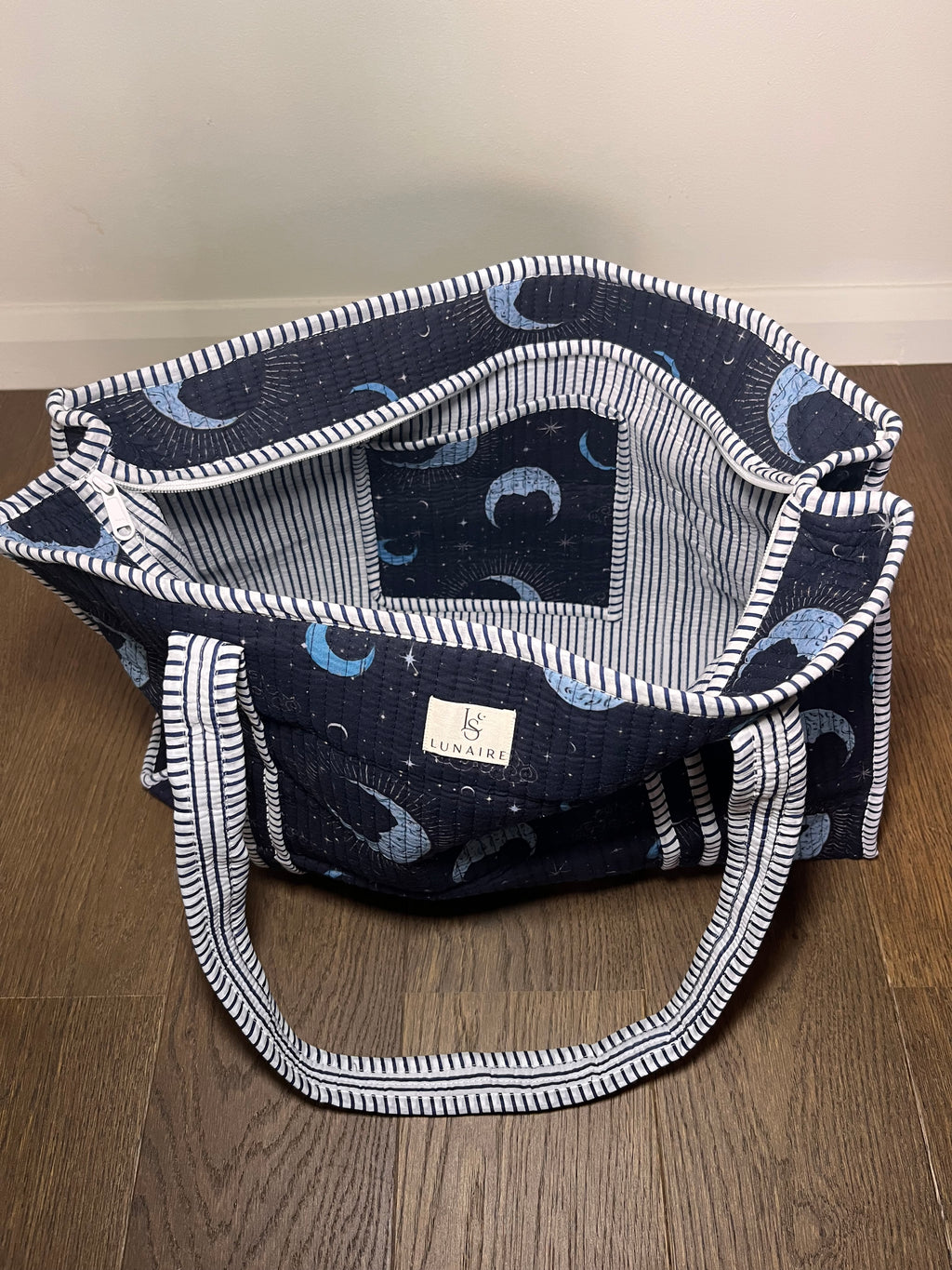 Crescent Moon Tote bags