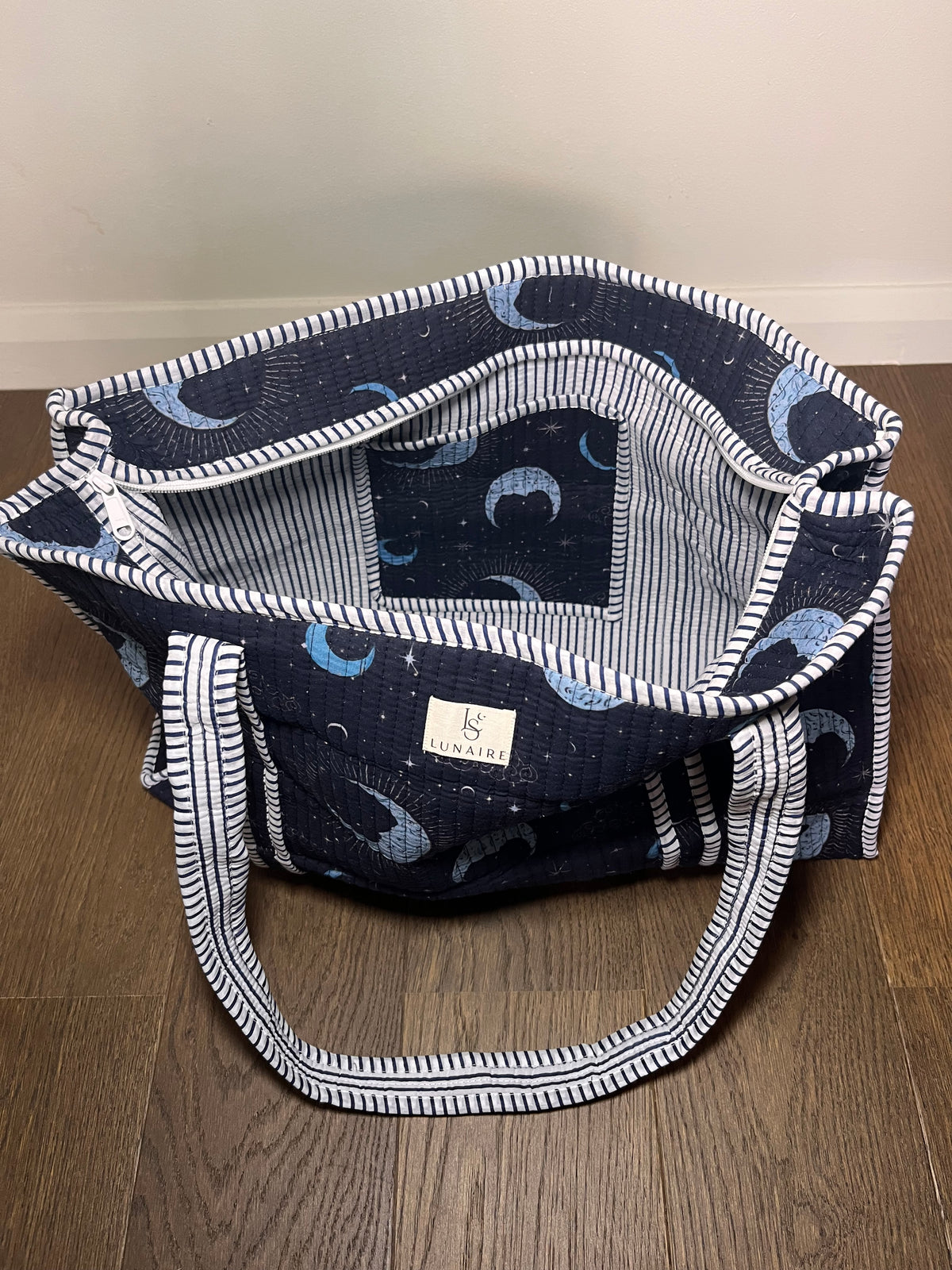 Crescent Moon Tote bags