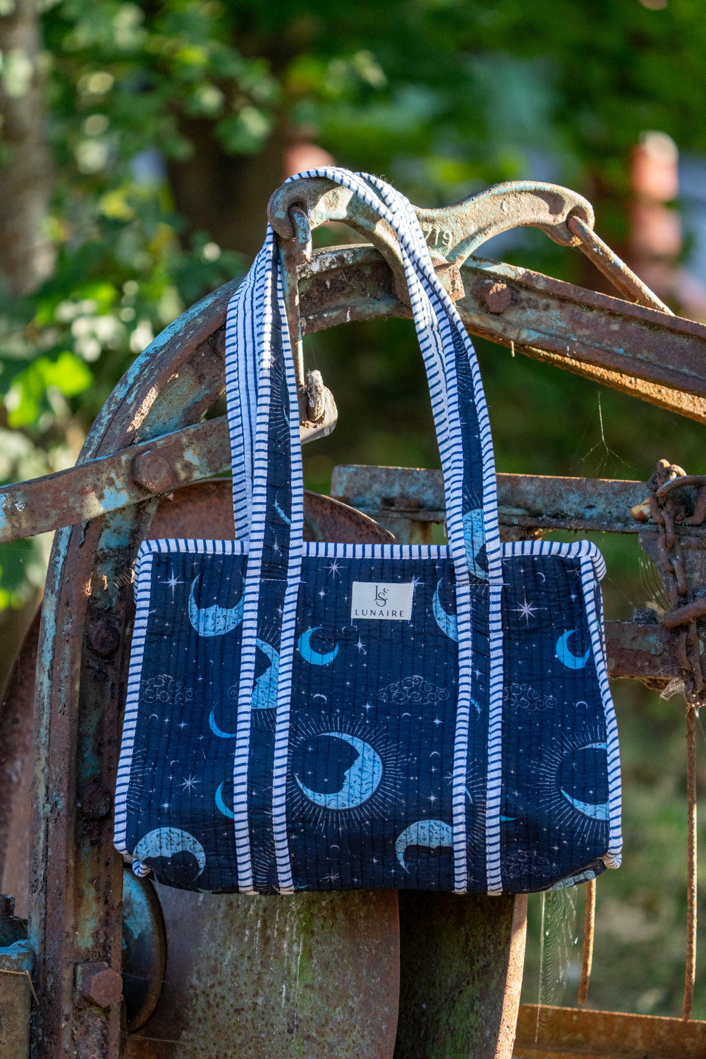 Crescent Moon Tote bags